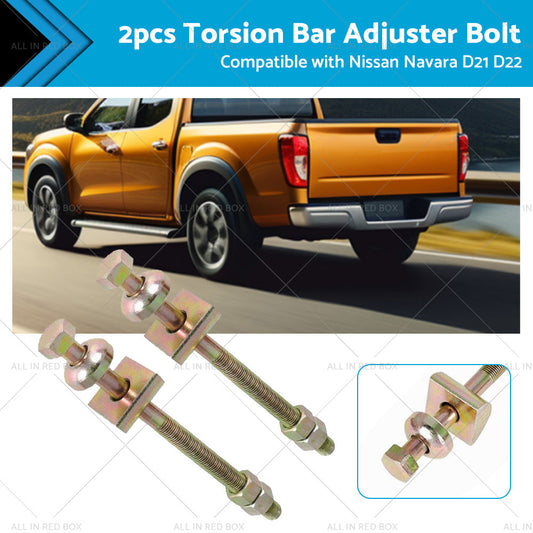 2PCS Torsion Bar Adjuster Bolt Suitable For Nissan Navara D21 D22 4WD RWD PLD-0