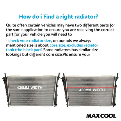 RADIATOR FITS FORD ESCAPE BA ZA ZB ZC ZD  or  MAZDA TRIBUTE YU 3. 0 i V6 6cyl 99-on-4