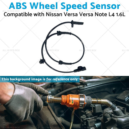 ABS Wheel Speed Sensor Suitable for Nissan Versa Versa Note L4 1.6L Front L or R-4