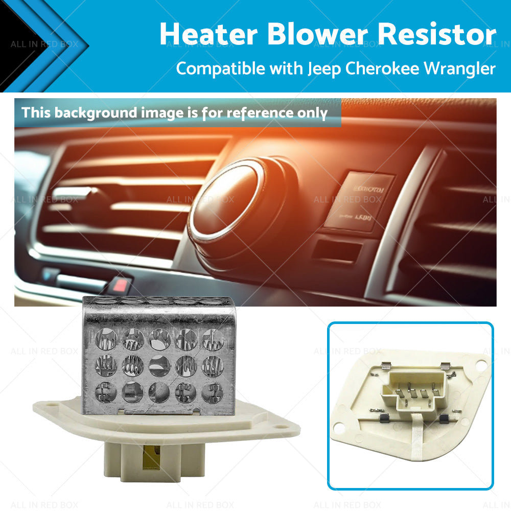 Heater Blower Motor Resistor Suitable For Jeep Wrangler Cherokee 4. 0L 1997-2001-0