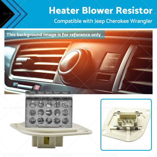 Heater Blower Motor Resistor Suitable For Jeep Wrangler Cherokee 4. 0L 1997-2001-0