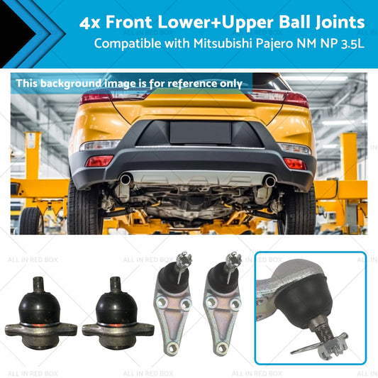 Front Lower Upper Ball Joints for Mitsubishi Pajero NM NP 3.5L 2000-2011