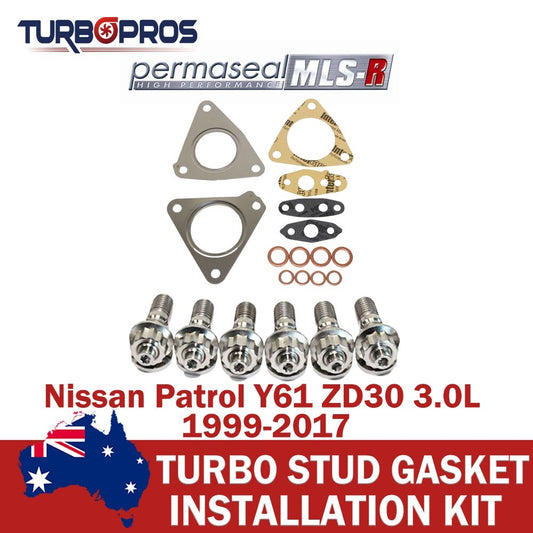 Permaseal MLS-R Turbo Titanium Stud & Gasket Kit for Nissan Patrol Y61 ZD30 3.0L