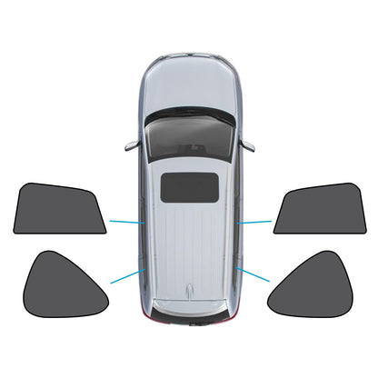 Triangular+Rear Window Shade Suitable for Mazda CX5 1st Gen 12-17 UVA Protection-0