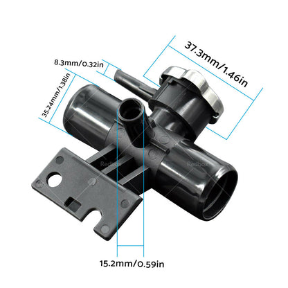 2PCS Radiator Coolant Filler Fill Neck With Cap For Lancer Outlander Sport-4