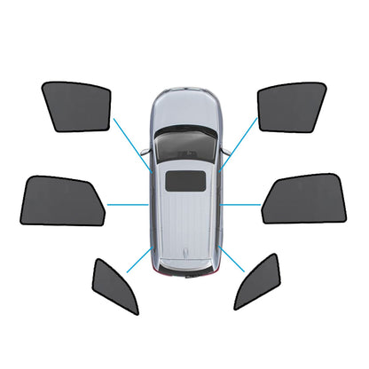 Magnetic Mesh Sun Blind Shades Suitable for Audi Q5 FY 2017-2025 On Front Rear-0