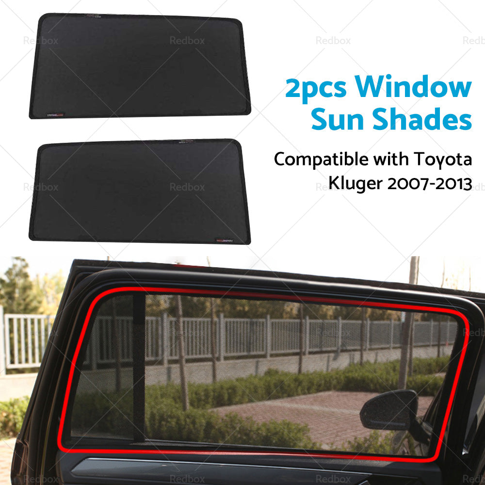 Magnetic Window Sun Shades Suitable For Toyota Kluger 2007-2013 Rear Sun Shades-1