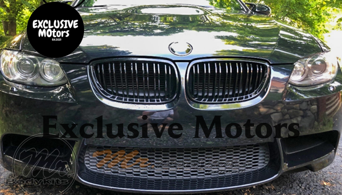 Front Bumper Kidney Grille Black for BMW 3 Series E92 E93 2010-2013