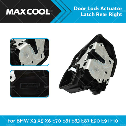 Rear Right Door Lock Actuator Latch For BMW X3 X5 X6 E70 E81 E83 E87 E90 E91 F10-0