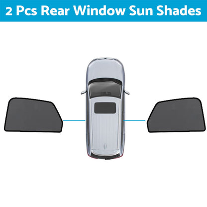 Magnetic Mesh Sun Blind Shades Suitable for Audi Q5 FY 2017-2025 On Front Rear-2
