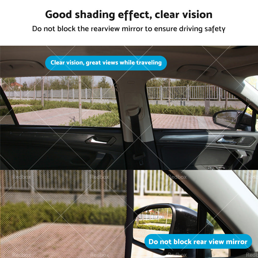 Car Window Sun Blind for Toyota Prado 150 Series 2009-2024 Magnetic Shade Mesh-2