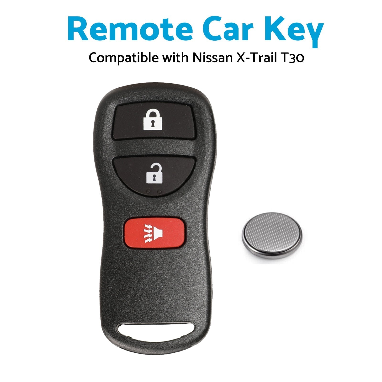 Remote Flip Car Key Suitable for Nissan X-Trail T30 2002-2007 433MHz Replacement-4