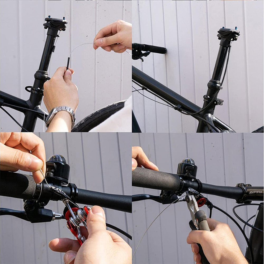 1 Set Bike MTB Dropper Seat Post Internal/External Cable Routing 30. 9/31. 6mm-1