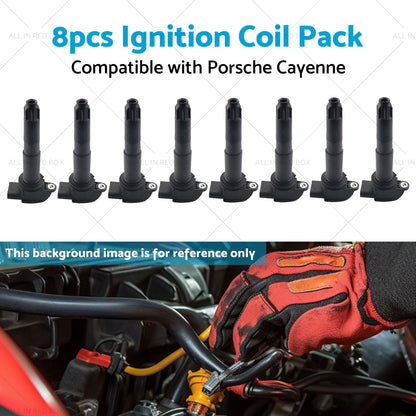 8x  Ignition Coil Pack Suitable for Porsche Cayenne 9PA 03-06 4. 5L M 48. 00 48. 50-4