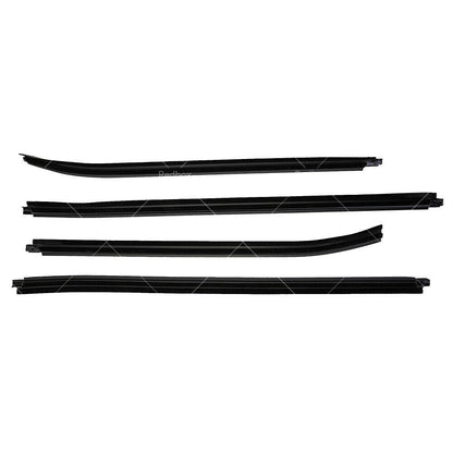 4x Window Moulding Trim Weather Strip Suitable For HILUX SR5 Double Cab 05-15-4