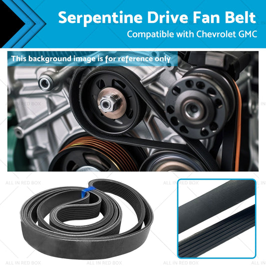 12626076 Serpentine Drive Fan Belt Suitable for 5. 3L 6. 2L 14-20 Chevrolet GMC-0