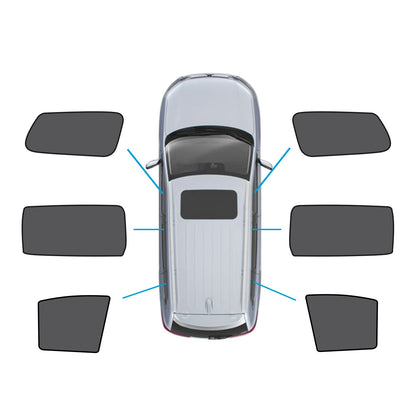 6x Window Magnetic Mesh Sunshades Suitable for Kia Carnival YP Series 2015-2020-0