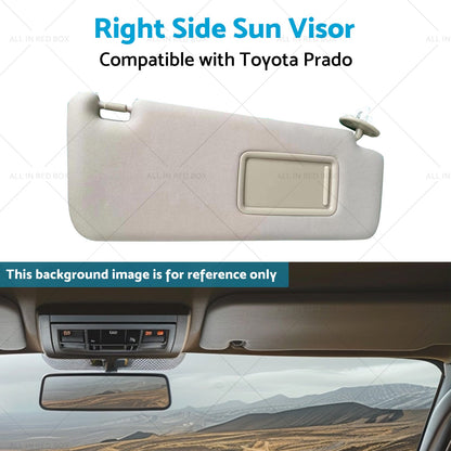 74310-35A91-E1 Right Side Sun Visor Suitable for Toyota Prado 10-23-4