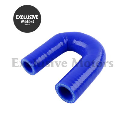 Blue 180-Degree Elbow Universal Silicone Hose