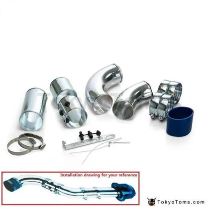 Air Intake Pipe Aluminum Alloy Pipe Kit For BMW E36 325 328 - Tokyo Tom's