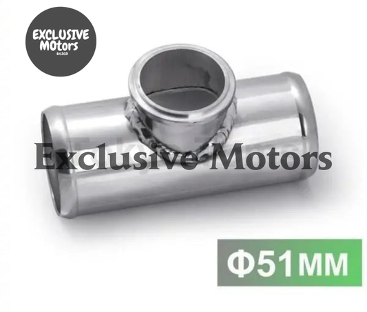 Aluminium Blow Off Valve Adapter T Pipe Fitting 51Mm 2" For Tail 50Mm Bov - Tokyo Tom's