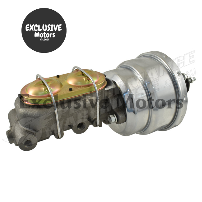 1" Bore Master Cylinder & 7" Chrome Dual Brake Booster for GM (1964-1972)