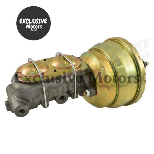 1-1/8" Bore Master Cylinder & 8" Dual Brake Booster for GM (1964-1974)
