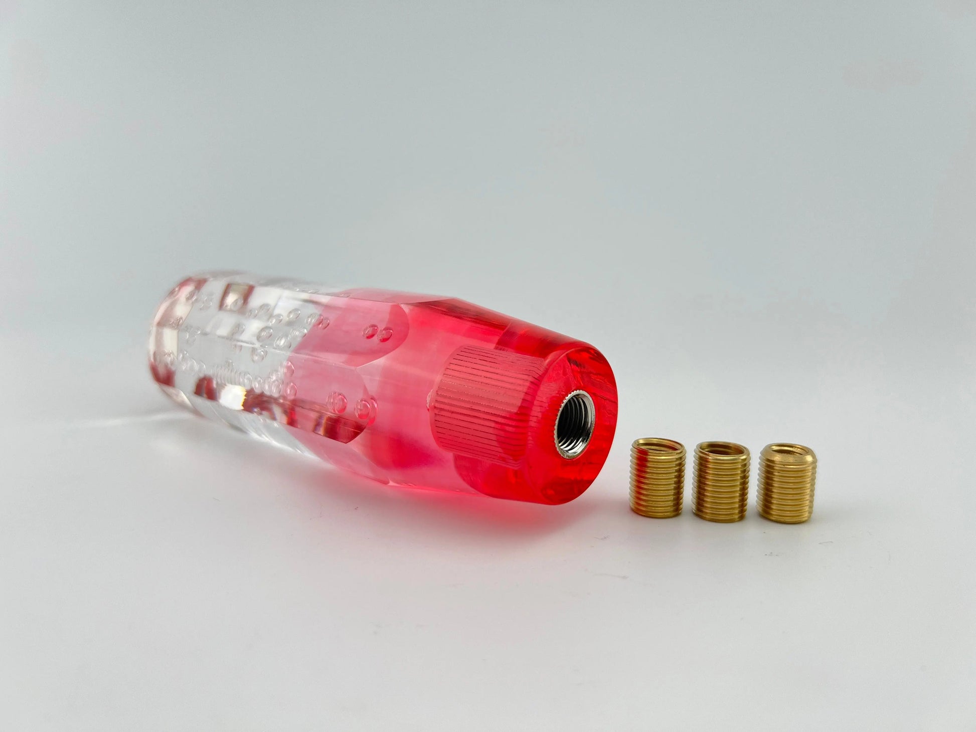 15cm Bubble Gear Knob Pink/Clear