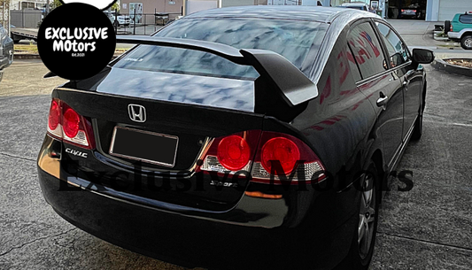 Plastic Type-R  Rear Spoiler for Honda Civic Sedan 2006-2012
