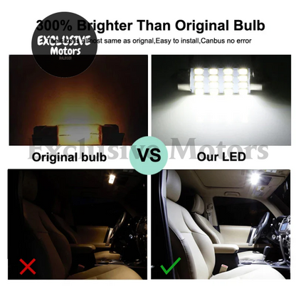 16Pcs LED Interior Light Bulb Kit for Subaru Legacy (2000-2003)