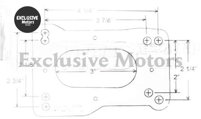 Carburetor Adapter Kit for Toyota 22R & 20R - Weber