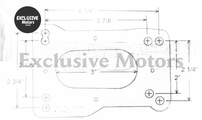 Carburetor Adapter Kit for Toyota 22R & 20R - Weber