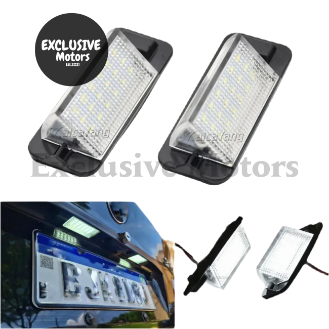 LED License Plate Lights for BMW E36 318i, 328i, M3 - White 12V