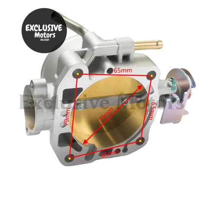 Intake 70mm Throttle Body - For Honda B16, B18, D16