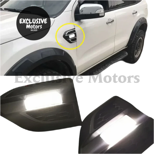 2 x LED Guard Indicators for Ford Ranger px1 , px2 , Everest (2015-2018)