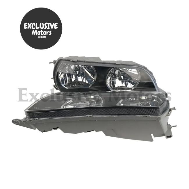 Pair of Crystal Headlights for Toyota Chaser GX100/JZX100 (1996-1999)