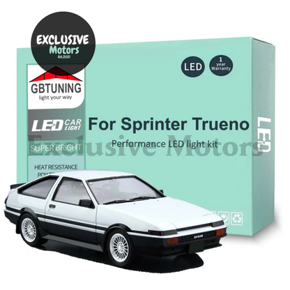 LED Interior Light Bulb Kit for Toyota Sprinter Trueno (1984-1998)