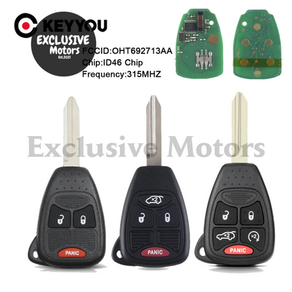 Car Key for Dodge RAM, Jeep  Grand Cherokee