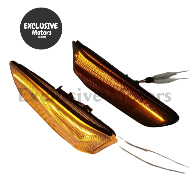 2PCS Amber LED Side Marker Lights for Infiniti G35 & Nissan Skyline (2003-2007)