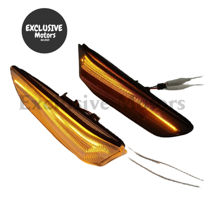 2PCS Amber LED Side Marker Lights for Infiniti G35 & Nissan Skyline (2003-2007)