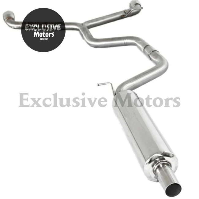 SS Dual Exhaust for 2015-2017 VW Volkswagen GTI MK7 2.0T 2.5" Pipe with 3" Tip