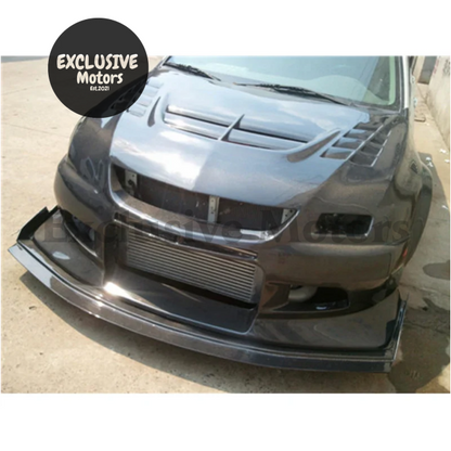 OEM Style Carbon Fiber Front Lip for Mitsubishi Evolution EVO 9