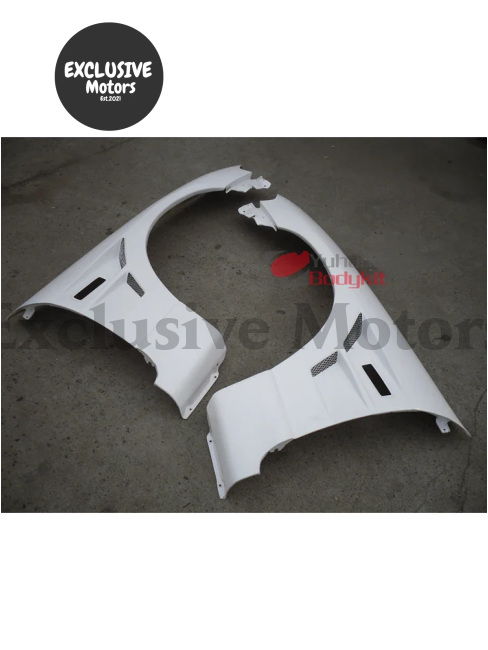 BN-Style Front Vented Fenders for Nissan Skyline R33 GTR (BNCR33) -