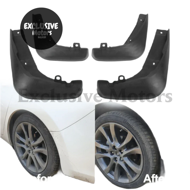 4 x Mudflaps for Mazda 6 (GJ/GL) Atenza (2013-2019)