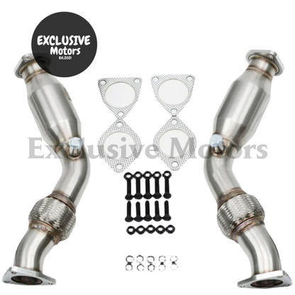 Downpipe with Flexpipe for Nissan 07+ 350Z, 370Z, G37 (VQ35HR, VQ37HR)