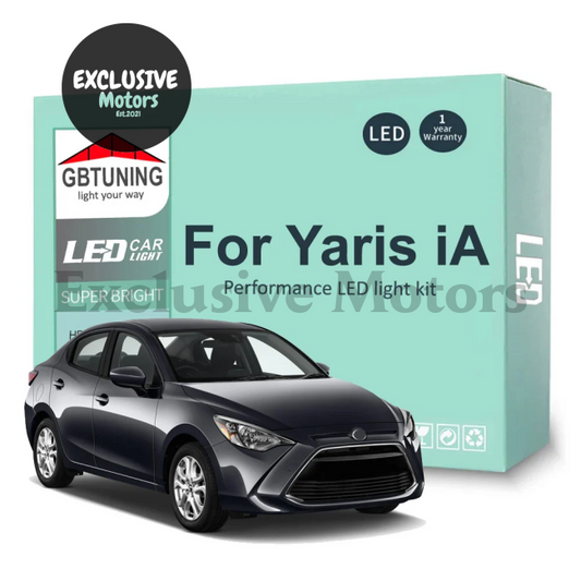 8-Piece LED Interior Light Bulb Kit for Toyota Yaris iA  (2015-2018)