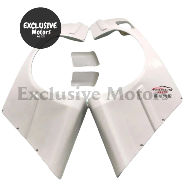 Rocket Bunny Rear Fenders for BMW E36 - Fiberglass