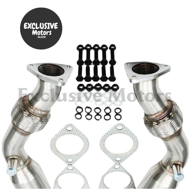 Downpipe with Flexpipe for Nissan 07+ 350Z, 370Z, G37 (VQ35HR, VQ37HR)