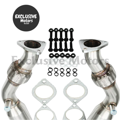 Downpipe with Flexpipe for Nissan 07+ 350Z, 370Z, G37 (VQ35HR, VQ37HR)