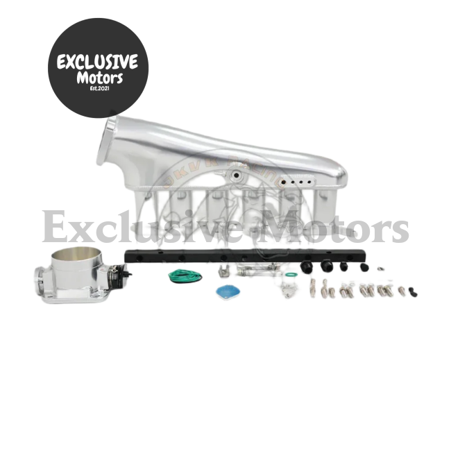 Billet Intake Manifold w 90mm Throttle Body & 6-Injector Rail forToyota 2JZ-GE